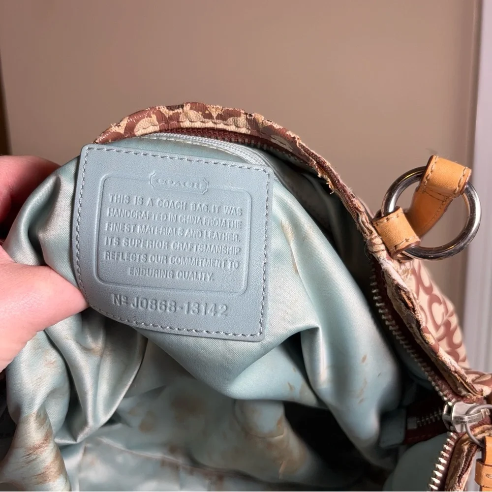 Coach signature canvas satchel - Picture 5 of 8